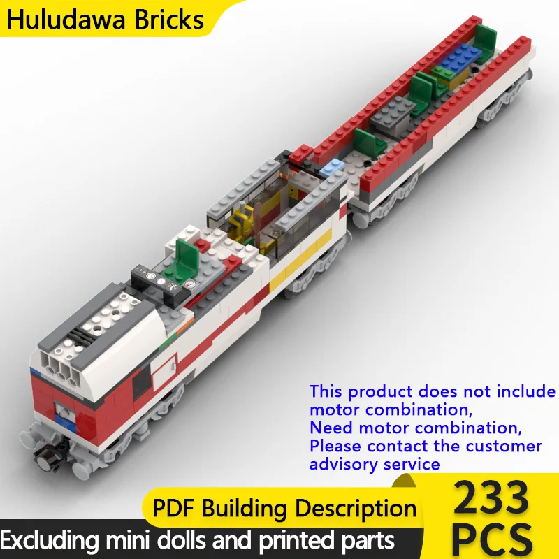 

Модель городской автомобиль MOC, строительные кирпичи, железная дорога, грузовой поезд, модульная технология, детские праздничные подарки, сборные игрушки, костюм