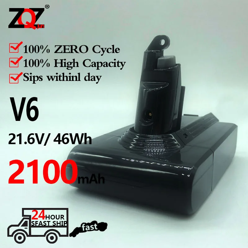 

Замена литий-ионного аккумулятора 21,6 В, 2500 мАч для пылесоса Dyson V6 DC61 DC62 DC72 DC58 DC59 DC72 DC74