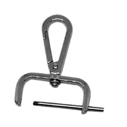 Detachable Snap Hook Swivel Clasp Removable Keychain Stylish Metal Lock Buckle Lightweight Practical Heavy Duty Bag Strap Buckle