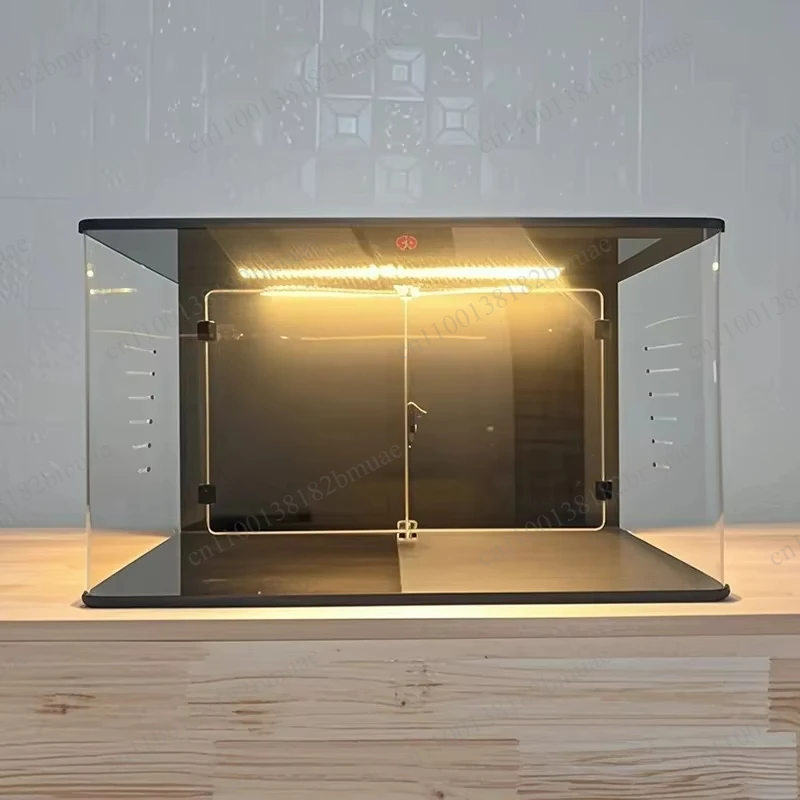 Small Reptile Pet Incubator Reptile Breeding Box Acrylic Smart Thermostatic Terrarium Snake Lizard Gecko Heating Breeding Cage
