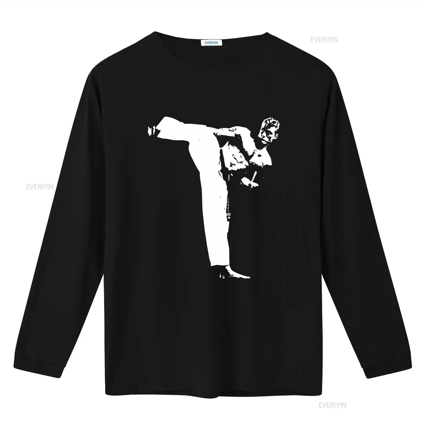 Dolph Lundgren Martial Arts T Shirt with Long or s vintage Washed Casual Stretched Slightly graphic streetwear Stylish