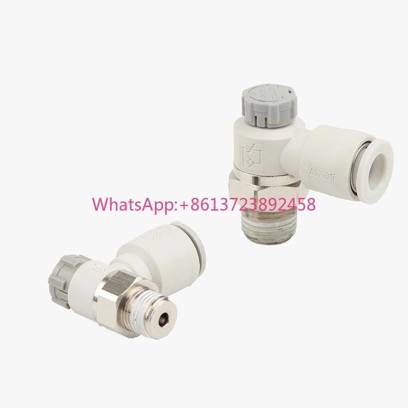 

100Pcs/lot elbow fittings Flow control valve Regulator valve Speed control valve AS2201F-01-06SA AS1201-M5-04A AS1201F-M5-06A