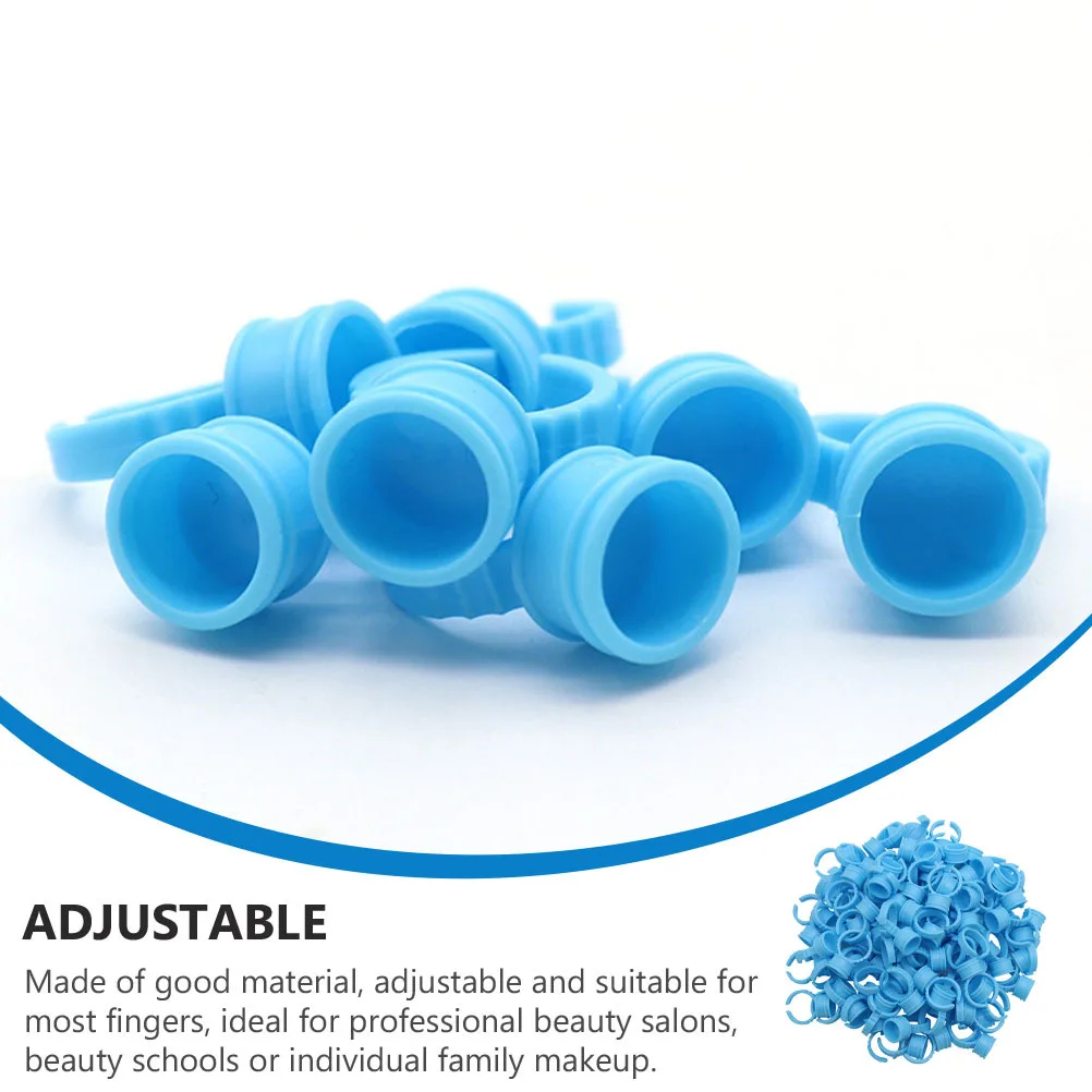 200 قطعة من أكواب الصباغ الدائرية للميكروبلادينغ والمواد شبه الآمنة سهلة الاستخدام لمدرسة التجميل الاحترافية #2