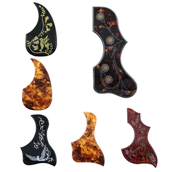 40-43 Guitar guard plate soft glue seal thickened laser turtle shell flower bird flying phoenix hummingbird fireworks