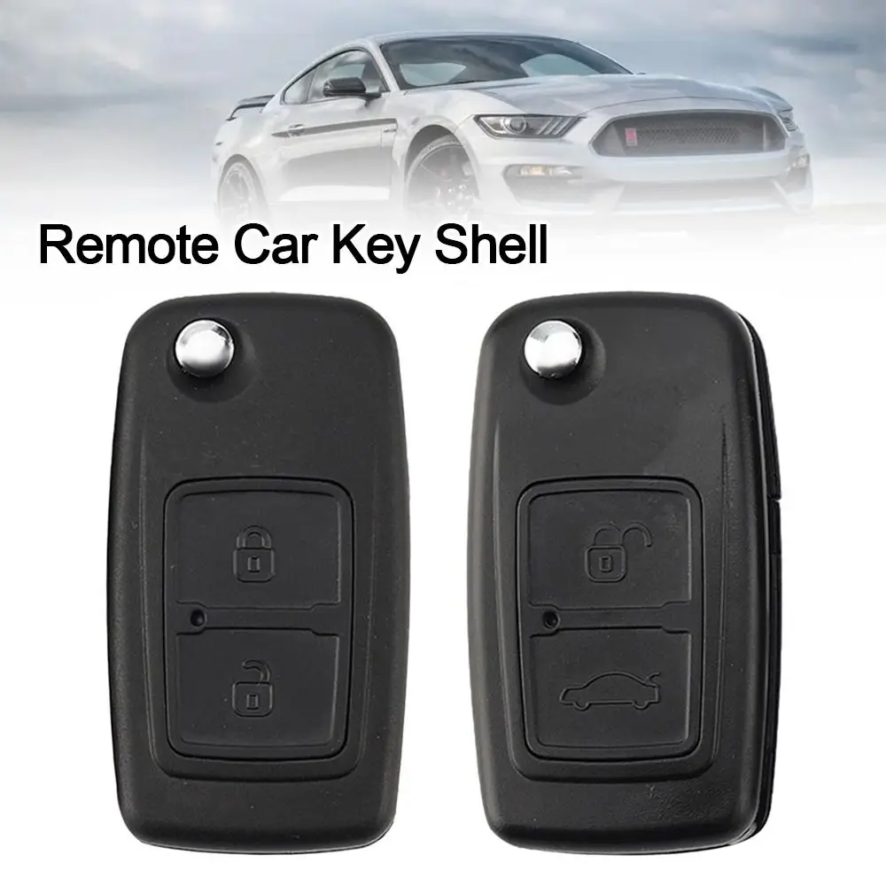 

2 Buttons Flip Folding Remote Car Key Shell Case Fob For Chery Tiggo A1 E5 A5 Fulwin Cowin Easter Key Cover Uncut Blade