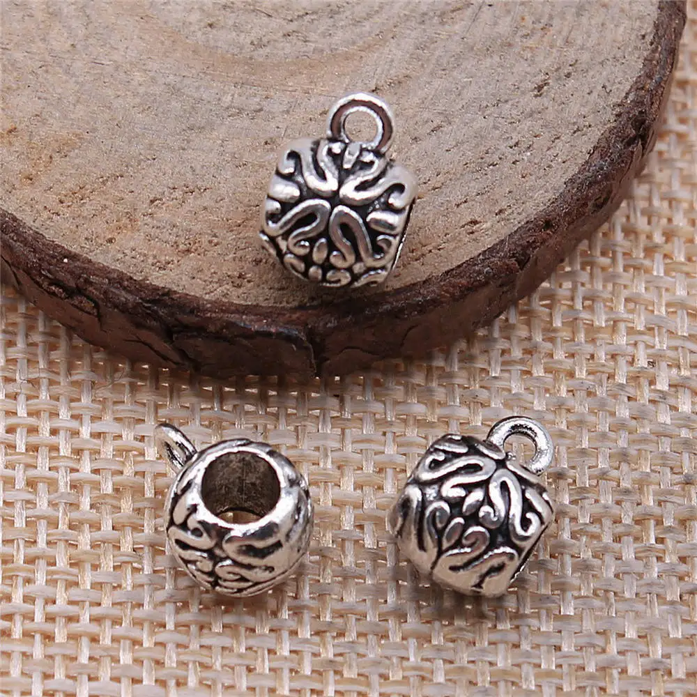 Accessories For Women Bail Beads Vintage Jewelry 8x12mm 10pcs