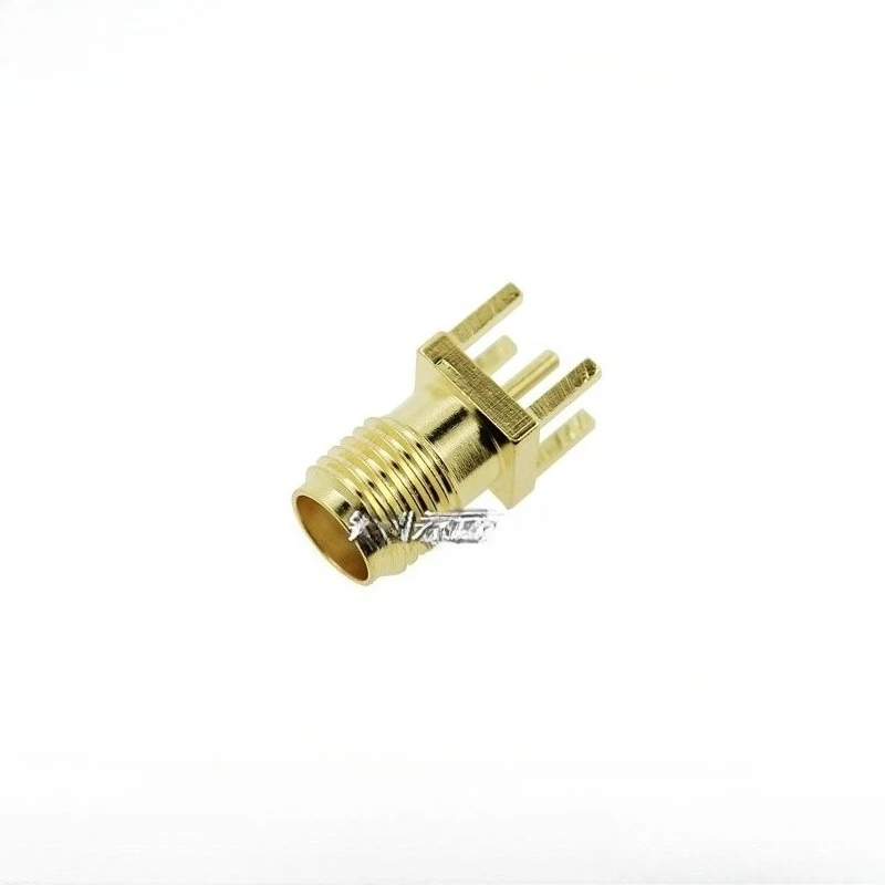 Positive Pin| Antenna Holder SMA-KE External Screw Internal Hole Inline SMA Holder 50Ohm Straight Positive Pin SMA Holder
