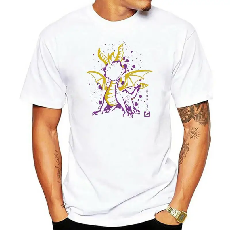 Spyro The Dragon 80 Retro Gaming T Shirt Men Game Tee Shirt