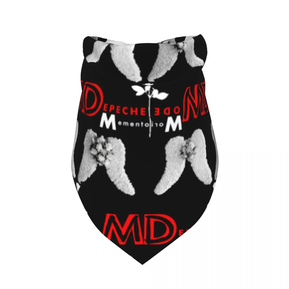 Depeche Cool Mode Electronic Rock Pet Scarf Soft Dogs Cats Bandana Personalized Triangle Bib Dog Cat Accessories