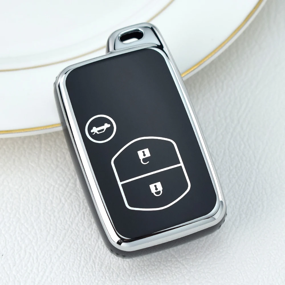 2/3/4 Buttons TPU Car Key Case Cover for Toyota Camry Prius Land Cruiser Prado 150 Crown for Subaru Foreste XV Keychain Holder view 3