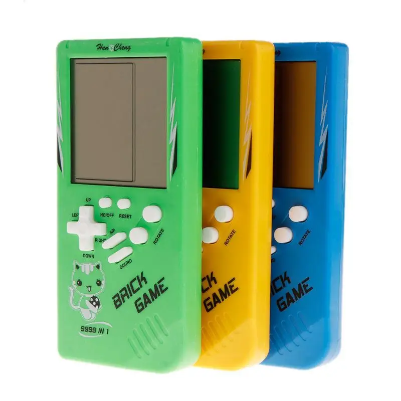 

Classic Retro Handheld Game Console, Large Screen Electronic Puzzle Game Toy for Kids