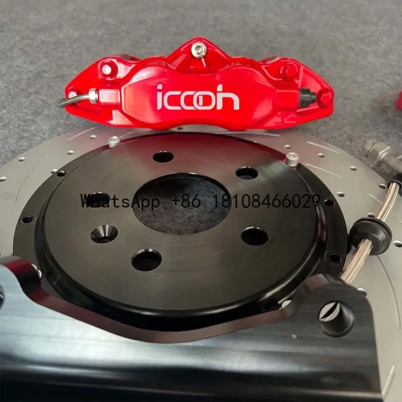 Modifiziertes Auto Shop Upgrade Bremssystem Bremssattel Kit 4 Kolben für Toyota Camry Wheel R17