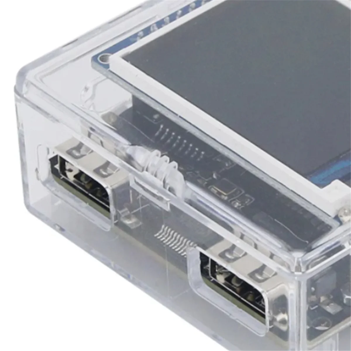 Y06A Kmbox B+Pro Key Mouse Controller Supporto ausiliario AI Doppia USB Press Key Maniglia per mouse per DMA e doppio computer, con LCD