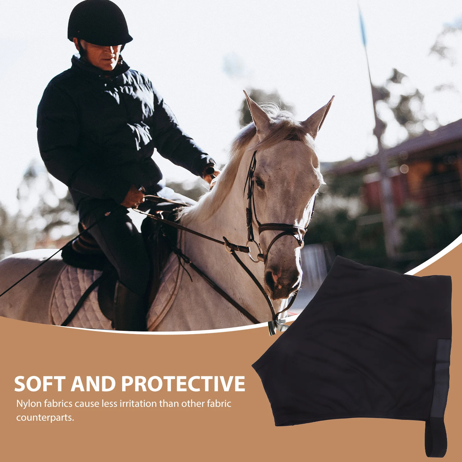 

Spandex Fabric Horse Vest High Elastic Anti-Rub Shoulder Protector Stretchy Chest Saver Bib Wither Guard Horse Wither Vest
