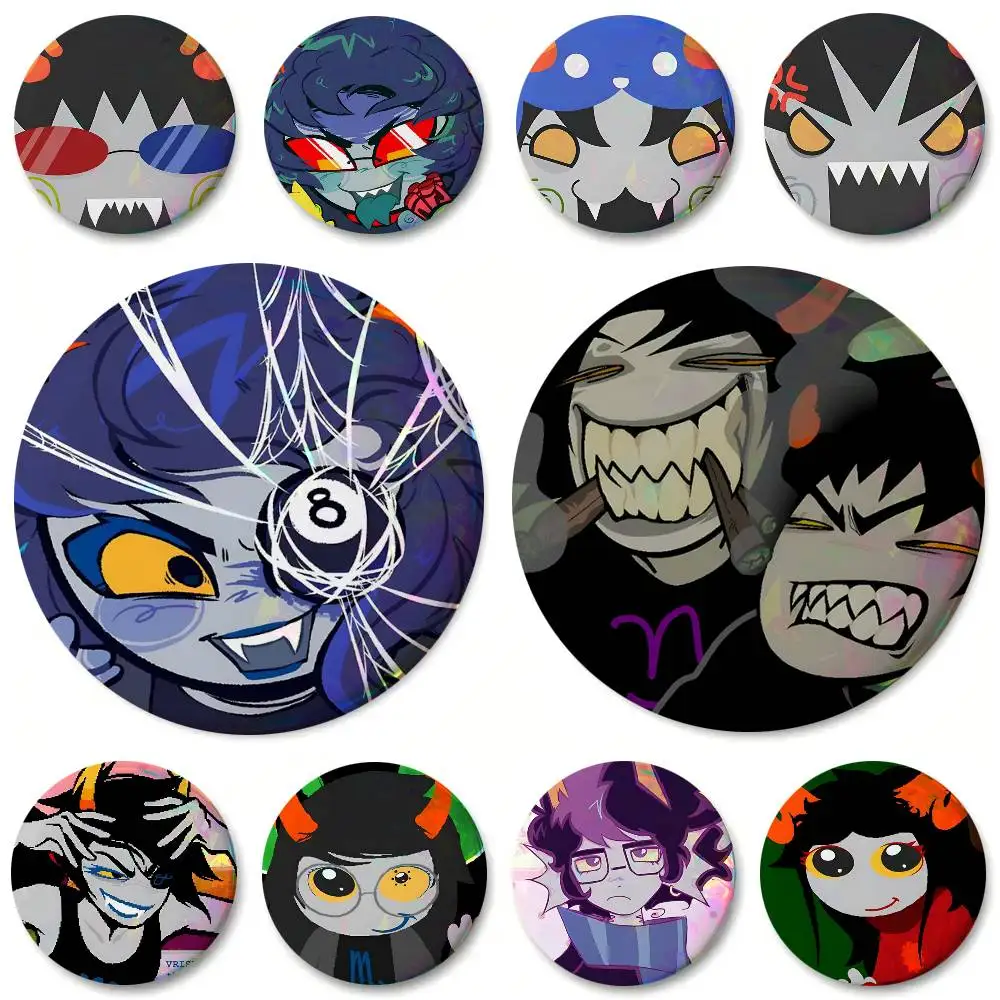 Cartoon Homestuck Round Badges Can Be Used To Decorate Clothes And Backpack Pins