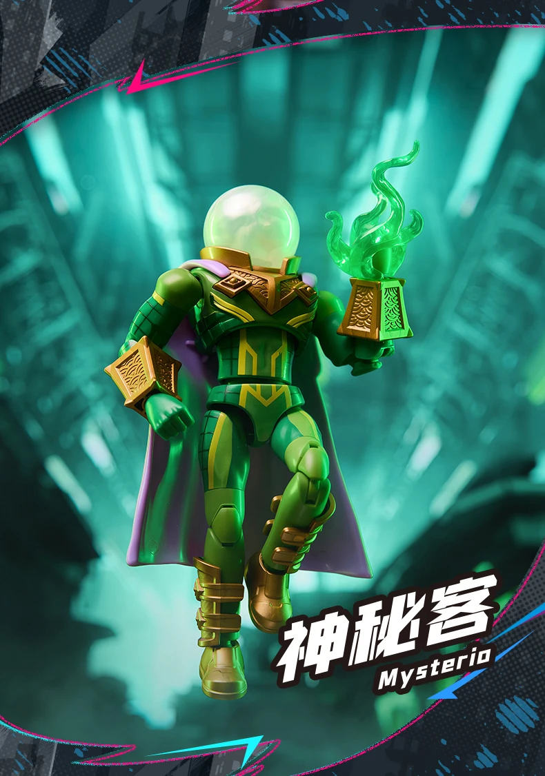 Brandneue Day BLOKEES Original GALAXY 5 6 Spider-Man Doctor Octopus Green Goblin Mysterio Venom Marvel Legend Actionfiguren – Detail 34