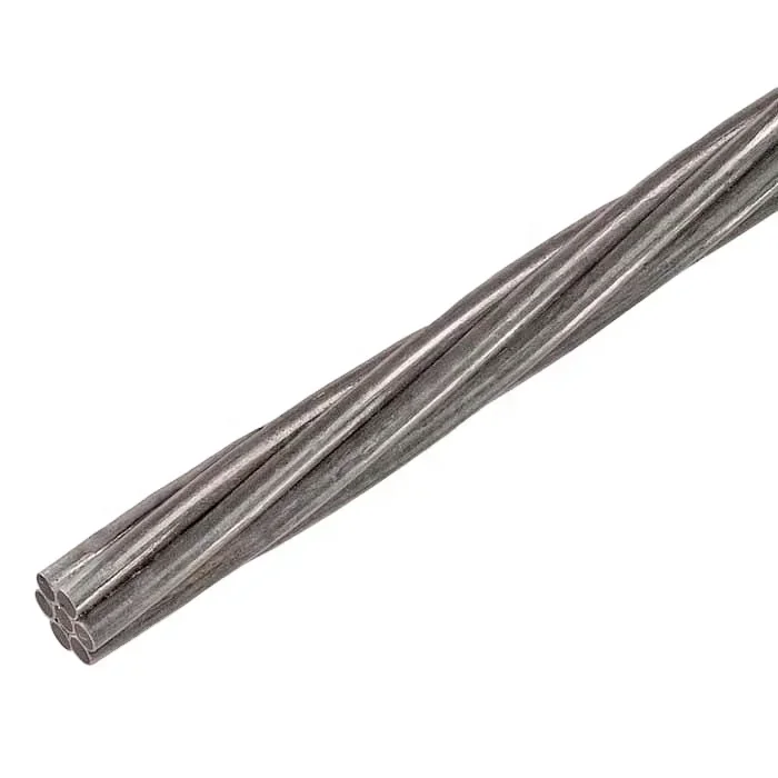 High Tensile Galvanized Steel Wire GSW Strand Stay Wire 7/8 7/10 7/12 SWG Guy Wire Cable for  Construction