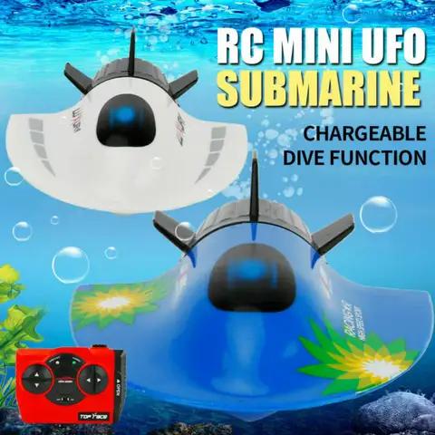 Underwater Sightseeing Model Boat Mini U-Boat High Speed RC Micro Submarine Radio Remote Controller Toys For Kids Gift FUN