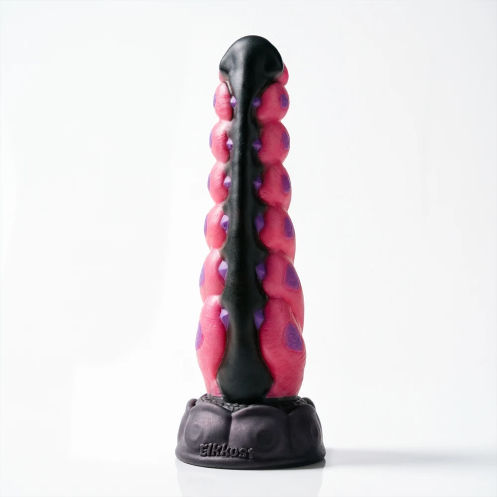 YOCY Fantasy Monster Dildo, Anal Dildos Anal Beads for Men, Platinum Silicone Knot Dildo with Suction Cup, Adult Sex Toys 18+