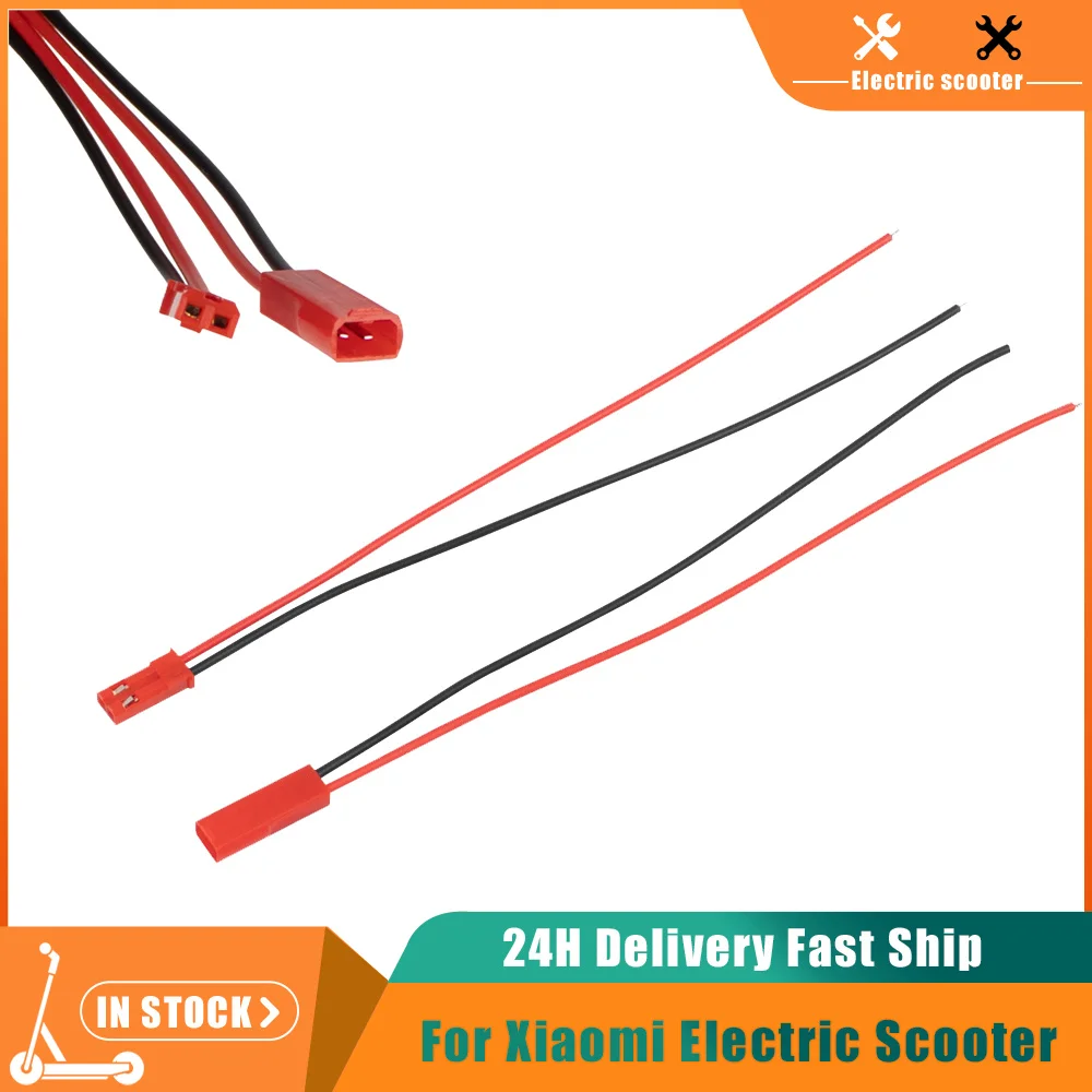 Male&Female Connector JST Plug Cable DIY 2 Pin Connectors Cable Wire for Xiaomi Electric Scooter Battery Charge Port Cables