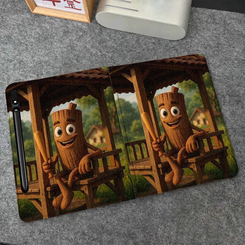 

Capybara Balerina Tung Sahur Gift For Samsung Galaxy Tab S6 S7 S8 S9 S10 FE Plus Lite Soft Flexible Support Tablet Case