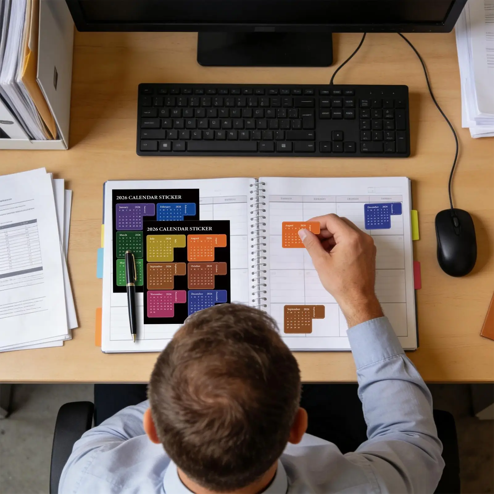 

Stickers For Planners Waterproof Schedule Management 2026 Monthly Planner Stickers For Notebooks Scrapbooking Classroom School