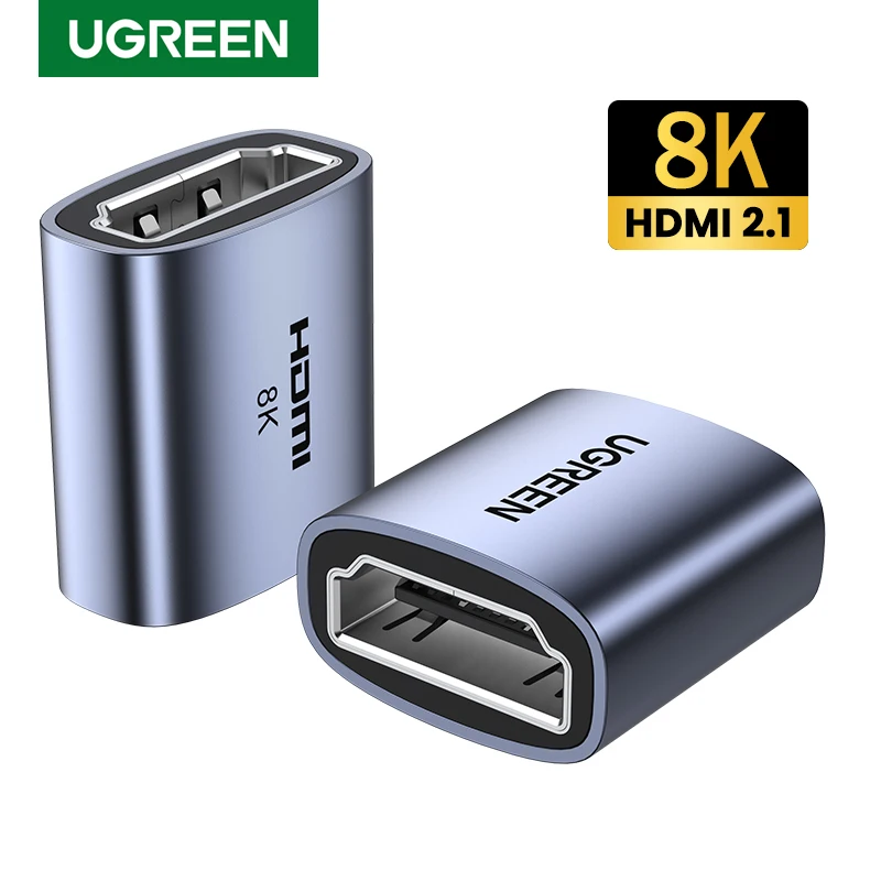 UGREEN HDMI accoppiatore 8K cavo HDMI femmina a femmina connettore cavo di prolunga HDMI per PS5 Roku Stick Monitor connettore HDMI 2.1