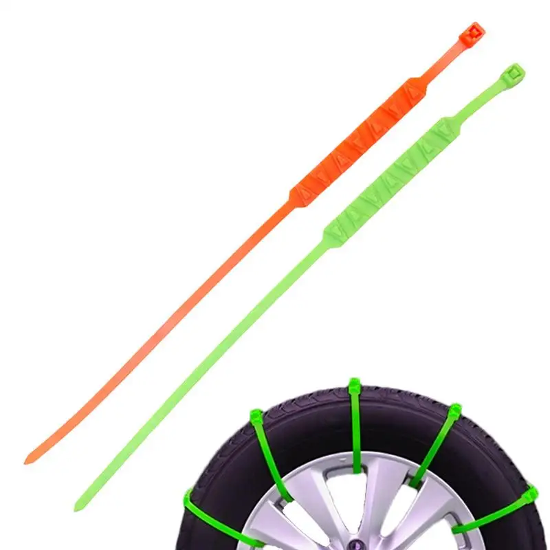 Anti-slip Motorcycle Tie Emergency Safety Belt Snow Chains Winter Outdoor Reusable Ties Motorcycle Car Bike Wheel Tire Chains