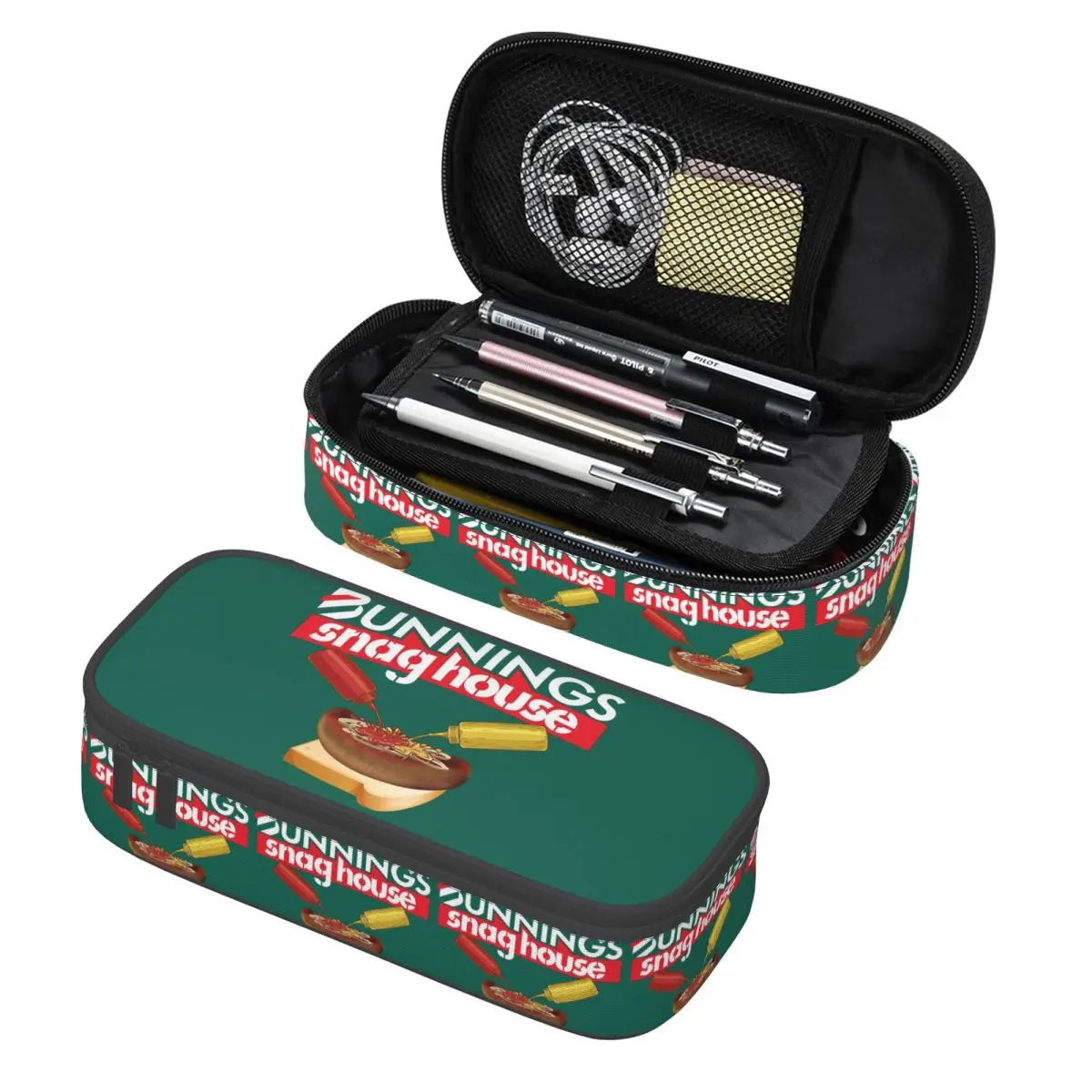 

Bunnings Snaghouse Pencil Cases Pencil Pouch Storage Stationery Supplies Large Capacity Pen Box Pencil Bag for Kids