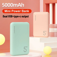 5000mAh Ultra Silm External Battery Polymer Powerbank Portable Phone Charger Type C Power Bank For iPhone Xiaomi Mi Power bank