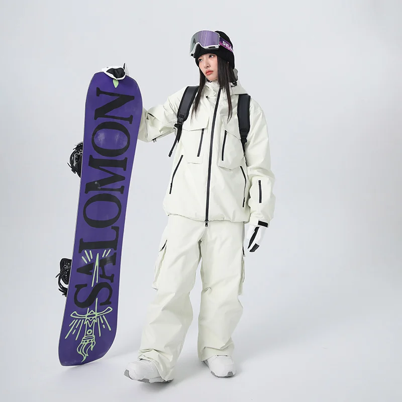 2026 Searipe 3L Unisex Ski Suit Waterproof Windproof Insulated Snowboard Jacket Pants Men Women Winter Outdoor Snow Outfit