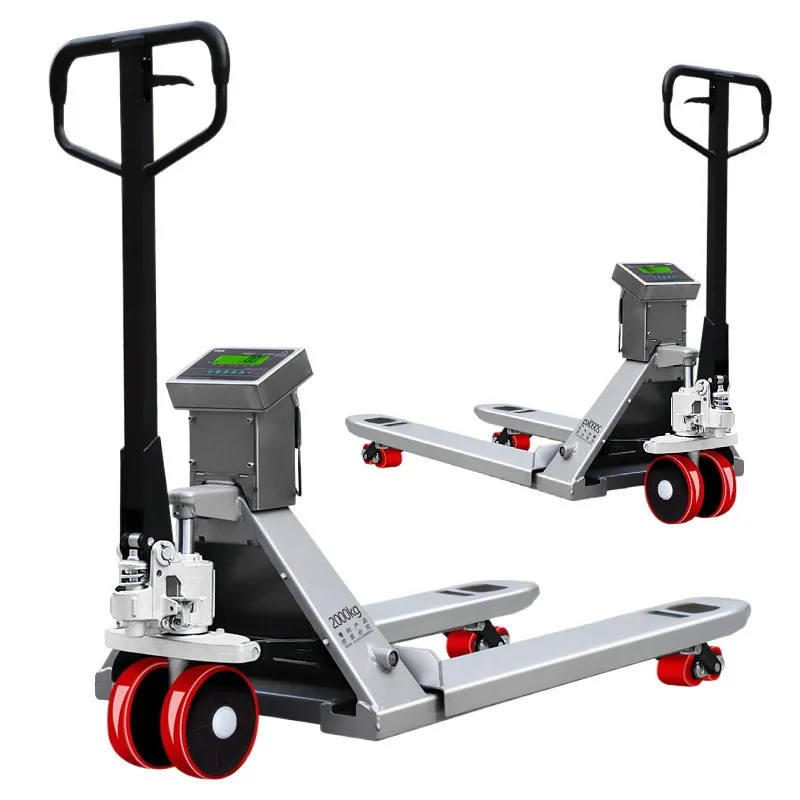 EX Explosion Proof Electronic Forklift Scale Hydraulic Pallet Truck Scale Dust Chemical Gas Corrosive Liquid Pallet