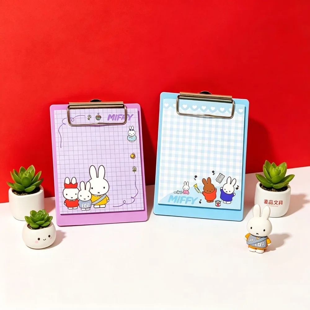 4PCS Miffy Kawaii Small Clamp Pad Notebook Cartoon Colored Pages Notebook Notes Student Office Notes Message Notes Cute Gift Toy - view 4