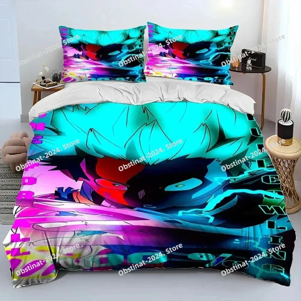 Anime My Hero Academia Izuku Deku Bedding set Printed Duvet Cover Pillowcase Single Double Queen Super King Size Sets