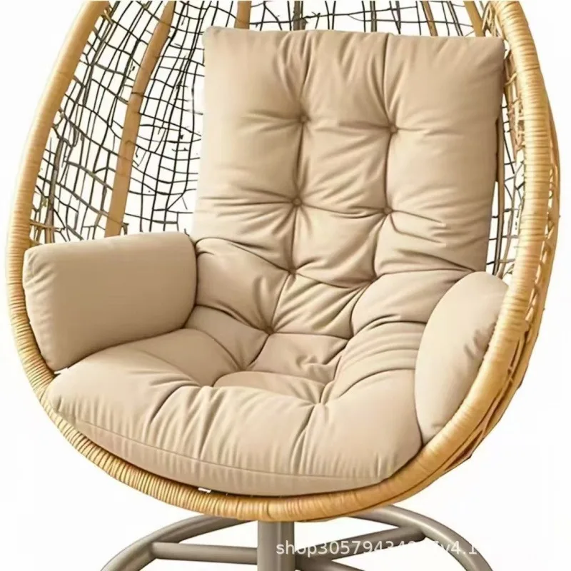 Swing Hanging Basket Seat With Pillow Thicken Nest Cushion Egg Chair Pad Garden Balcony Rocking Chair Silla Cushion（No Chair）