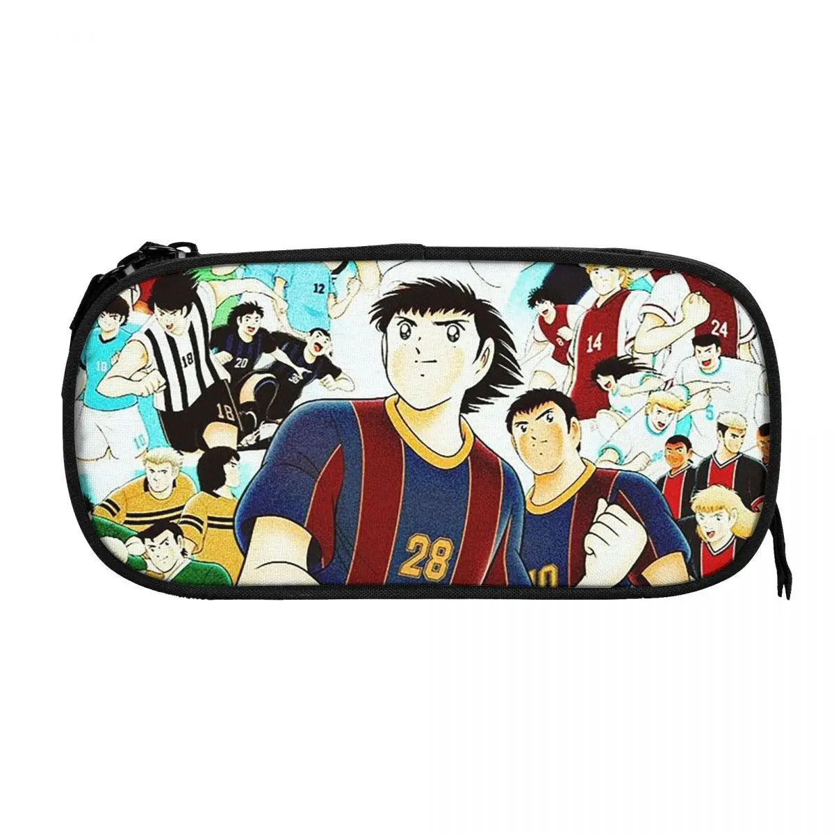 Япония Футбол Манга Капитан Цубаса Пеналы для студентов Подарки Коробка для ручек Сумка для карандашей Большая вместительная сумка для карандашей Держатель для ручек