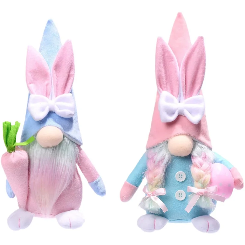 

Easter decoration figurine, plush carrot doll, home decoration item