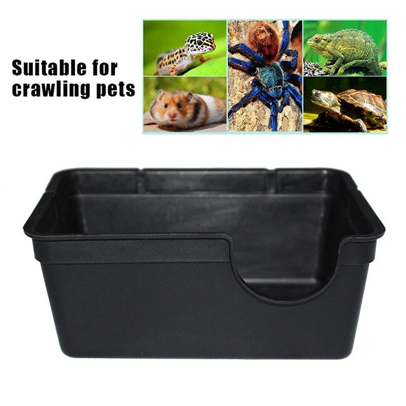 Reptilian Basking Hide Cave; Habitat Decor for Turtles, Snakes, and Lizards; Aquarium Landscape Arrangement; Terrarium Toy. view 4