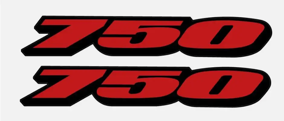 GSXR750 Aufkleber für die hintere Verkleidung, Motorrad-Vinyl-Aufkleber, Grafiken für die Heckseitenverkleidung, für Suzuki GSX-R750, Dekoration
