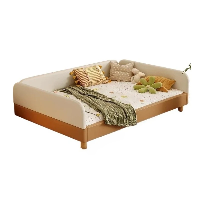 Floor bed, tatami floor New small apartment with guardrail bed