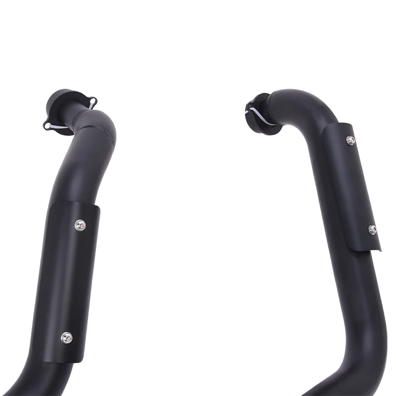 Slip On Motorcycle Exhaust System Black Double Holes Muffler Pipe For HONDA VT1300CX VT1300CXA Fury ABS Interstate 1300 VT1300CT