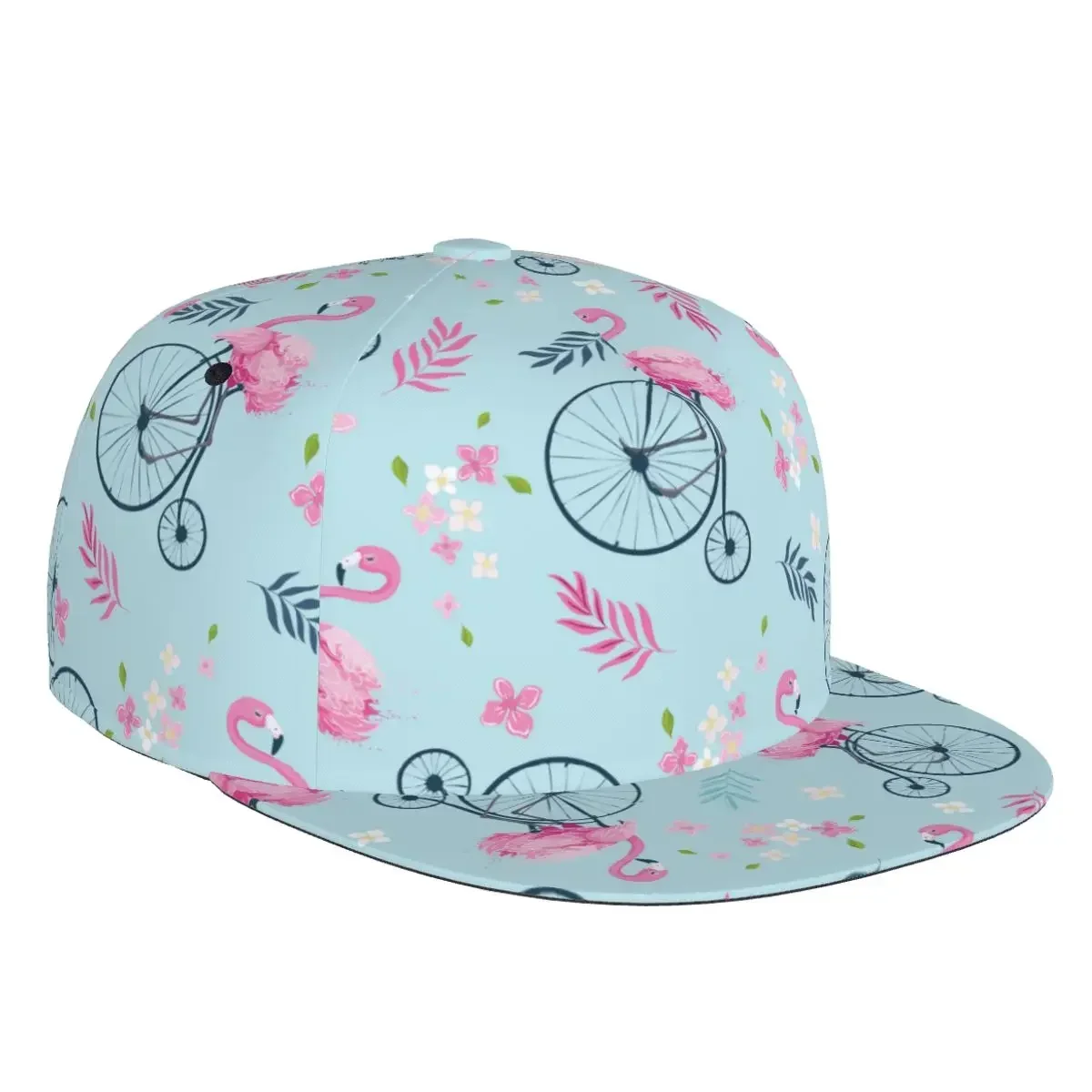 Fashion Flamingos Print Baseball Cap Casual Sun Hat Elegant Ethnic Style  Stage Hip Hop Women Men