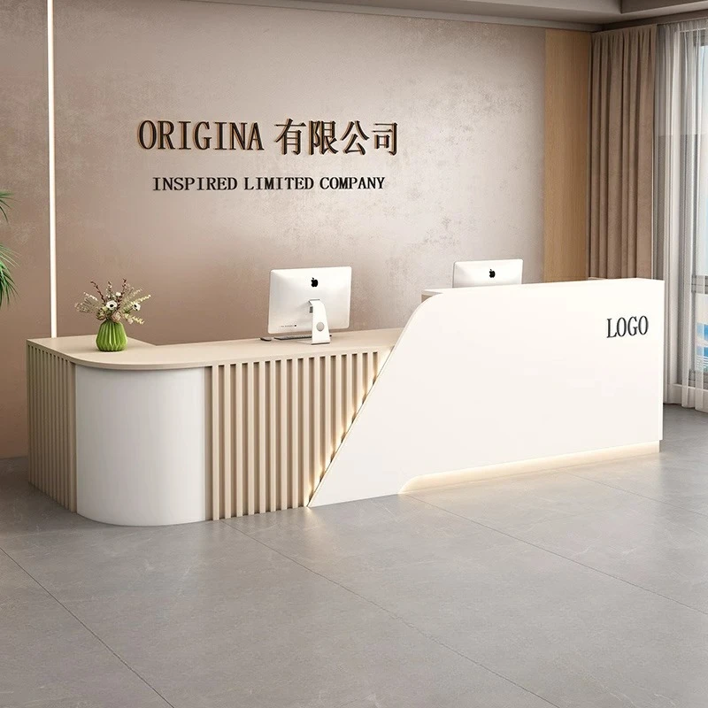 Company Moderne Empfangstheken, Schönheitssalon, Luxus-Organizer, Hotel-Design, Empfangstheken, Präsentation von Mostrador, kommerzielle Möbel
