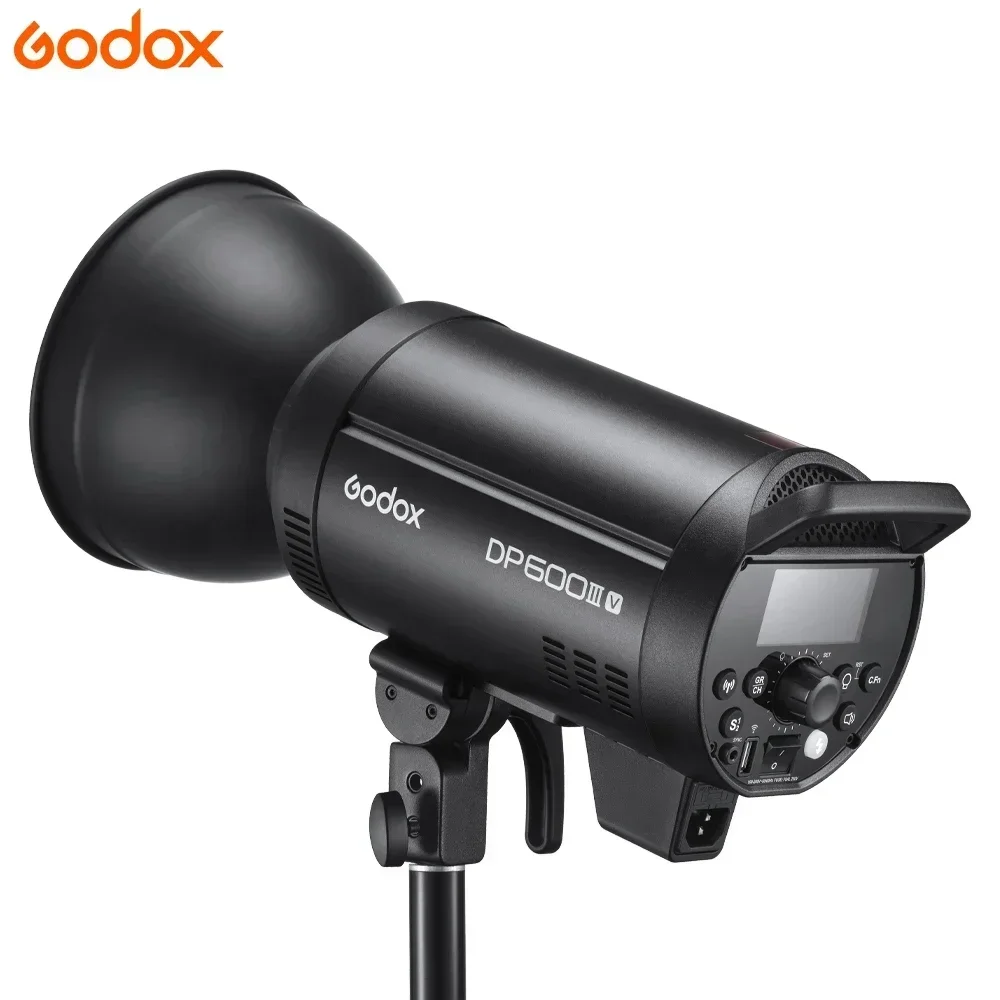 

Godox DP600III-V Studio Flash Light Modeling Light 600W 2.4G Wireless X System Strobe Light 5800K Photography