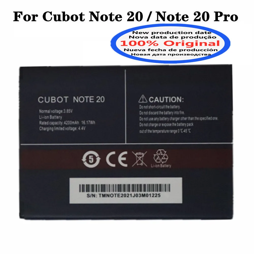 Original Battery For CUBOT J9 P40 P50 Note S Plus 20 Pro RAINBOW NOVA MANITO Magic X18 MAX Dinosaur X19 P20 R11 Phone Battery image 5
