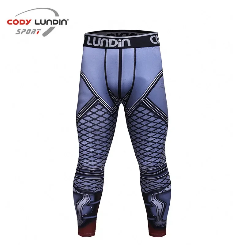 Running Tights Men Gym MMA BJJ Compression Pants Quick Dry Jogging Leggings MMA BJJ Sweatpants Training Fitness Workout Trousers