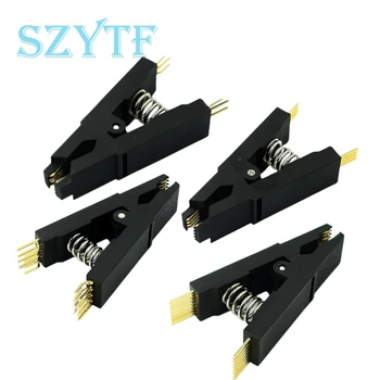 Clip de prueba del programador SOP8 SOP16 SOP SOIC 8 SOIC 16 SOIC8 SOIC16 SOIC8 DIP16 DIP 8 pines DIP 16 pines IC abrazadera de prueba sin Cable