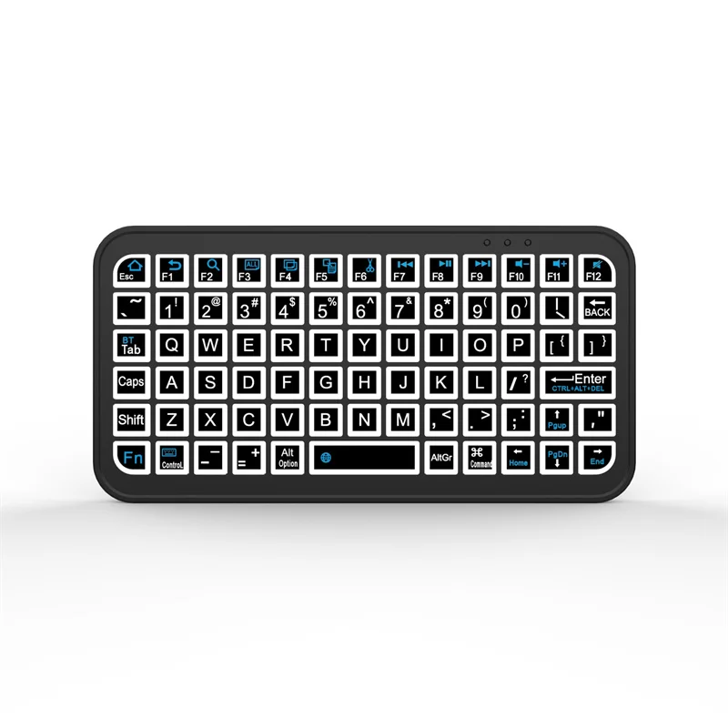 Wireless Bluetooth 5.2 Keyboard For Tablet Android IOS Windows Backlit Keyboard English 5inch Keycups Mini Rechargeable Keyboard
