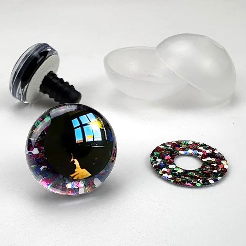 20 einzigartige „Auge“-Spielzeuge, erhältlich in den Größen 14–20 mm, 3D-Cartoon-förmige blinkende Augen, sichere Augen für DIY-Bastelarbeiten. – Detail 6
