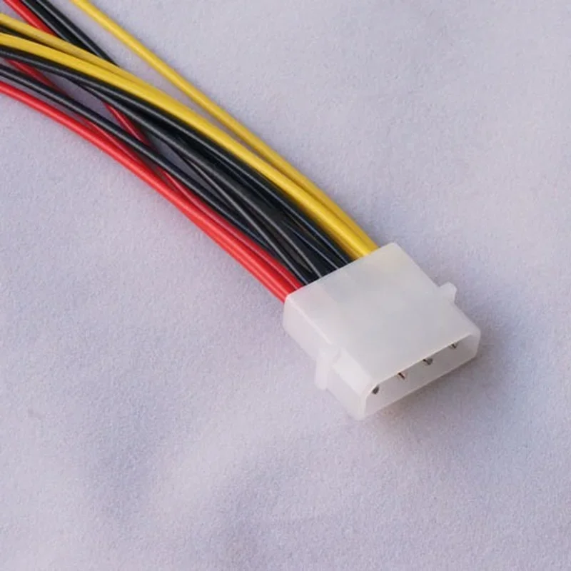 Supply Splitter Adapter Cable High Quality 4Pin IDE Power Cables HY1578 4 Pin Molex Male To 3 Port   Female 